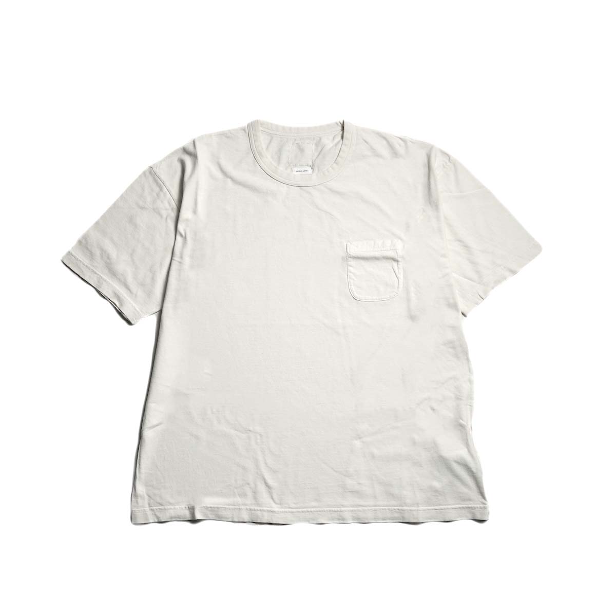 VISVIM / JUMBO TEE S/S DMGD (Ivory)