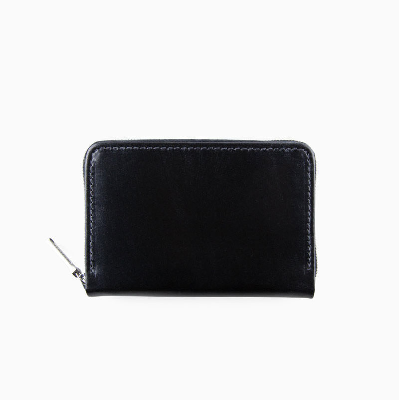 WHITEHOUSE COX / S1941 MINI ZIP PURSE / BRIDLE -BLACK