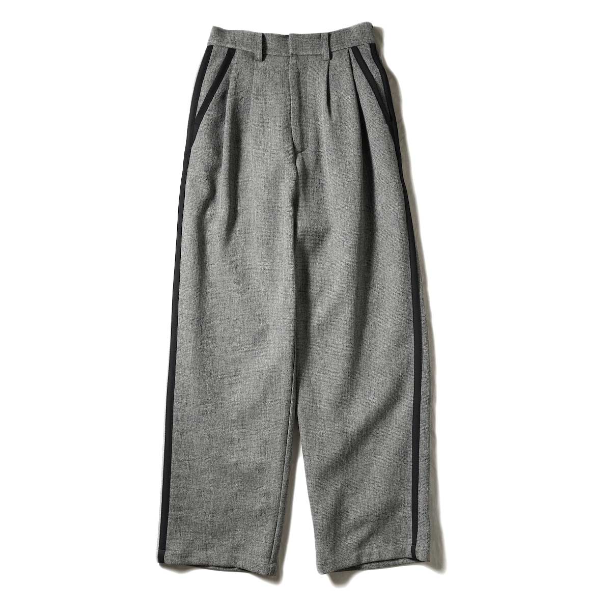 WHYTO. / Piping Straight Trouser (Gray)