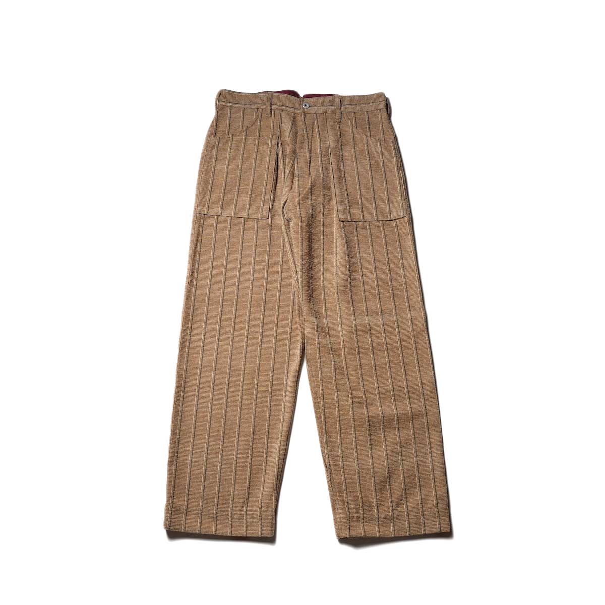 超爆安 willow pants/スラックスパンツ/1/-/BRW/無地/ブラウン Lサイズ