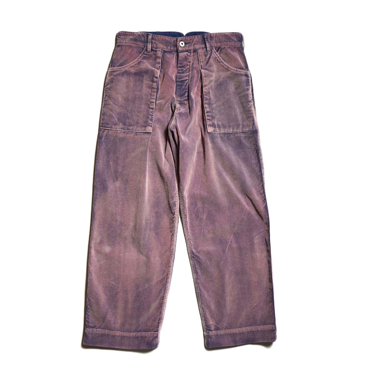 Willow Pants / P-001 L Pocket  Pants (Purple Dye Corduroy)