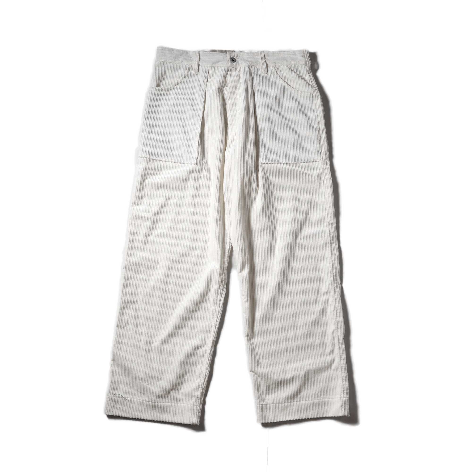 Willow Pants / P-001 - CORDUROY PANTS (White)