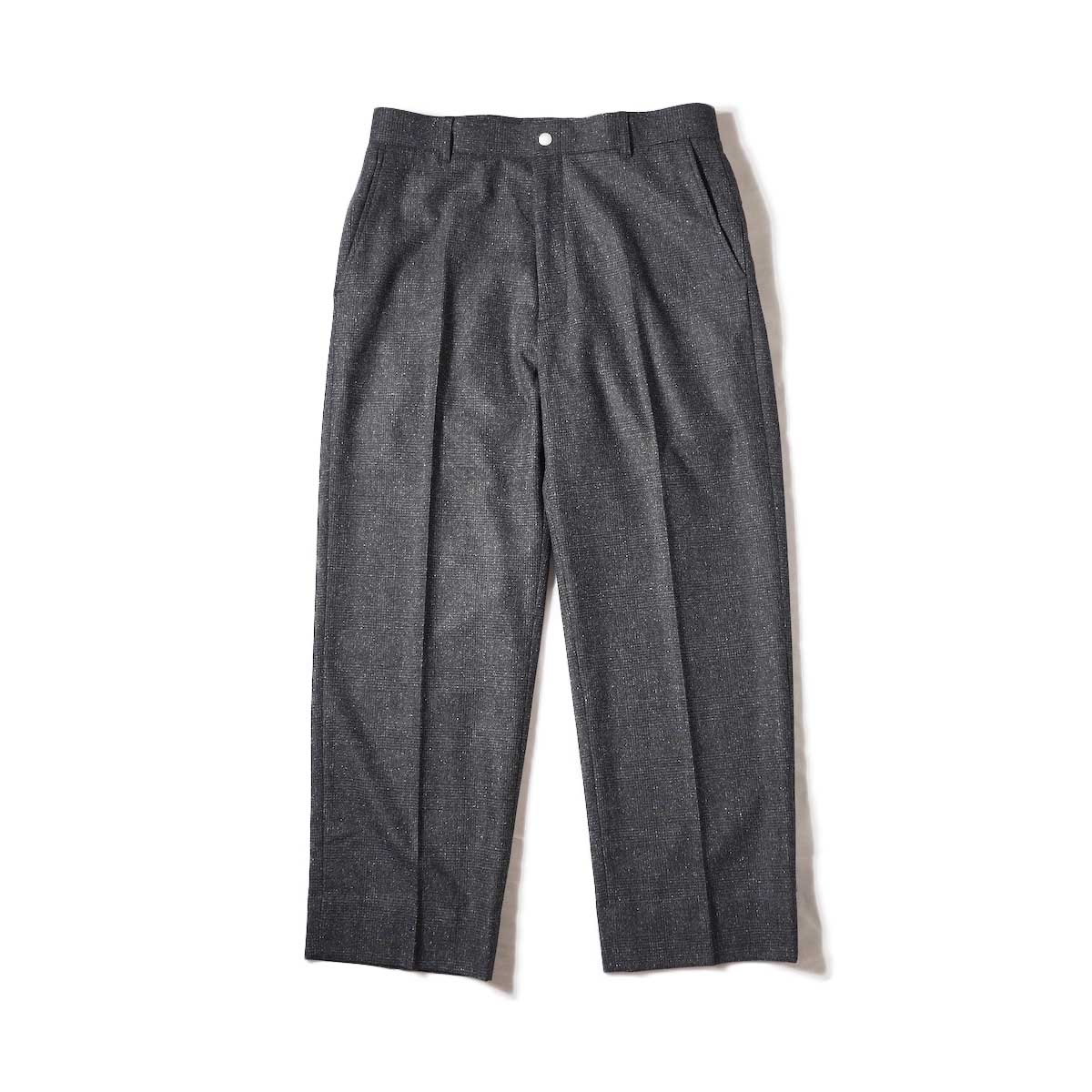 Willow Pants / P-009 Action Pants - Glen Check (Black×Gray)