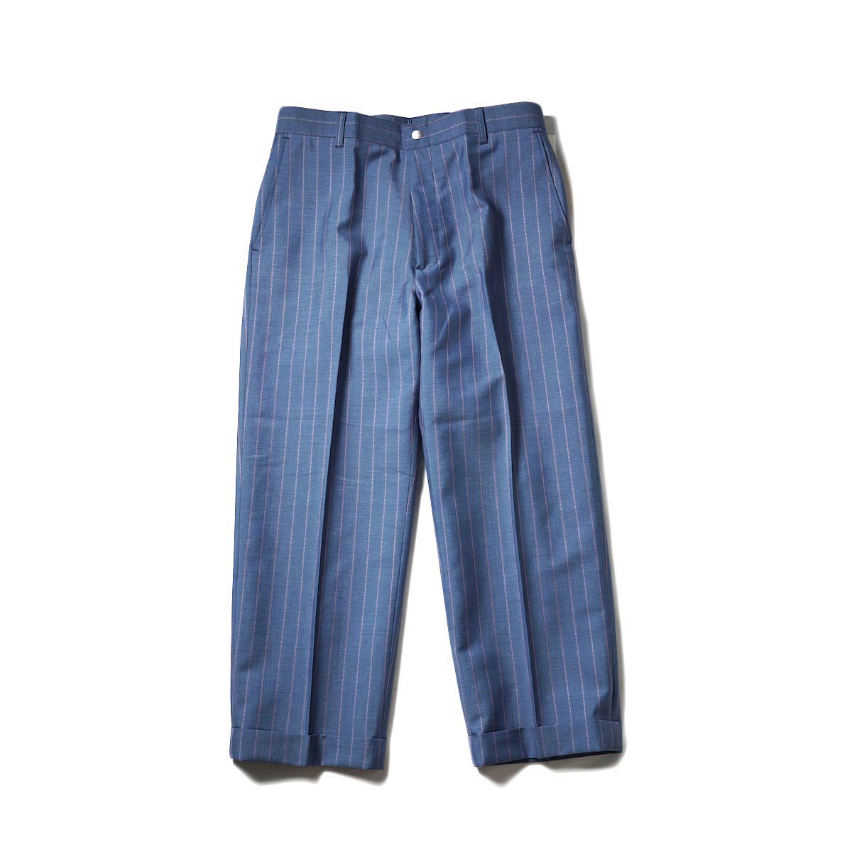 Willow Pants / P-009 - 80s Vintage Dead Stock BLUE STRIPE PANTS