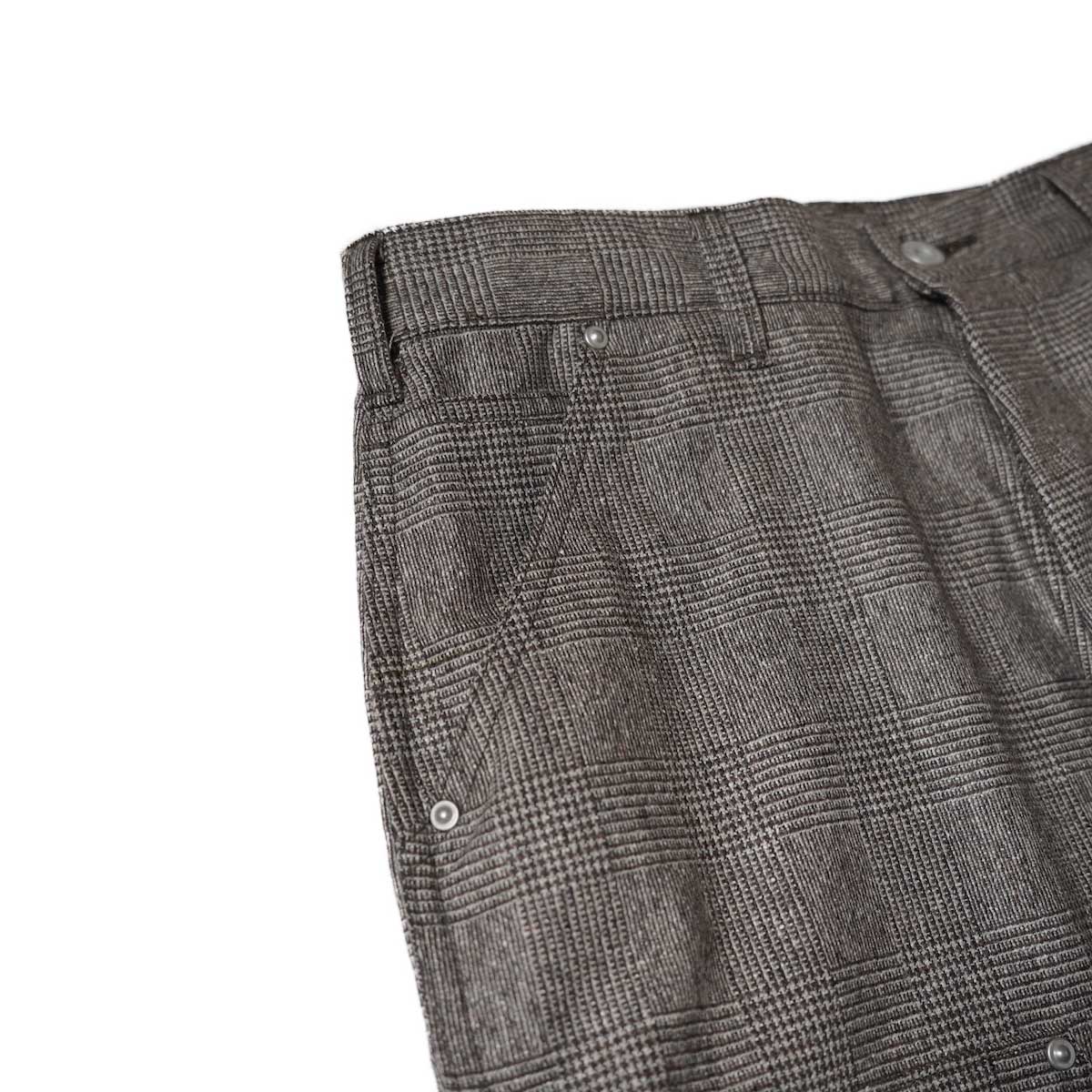 Willow Pants / P-013 Car Pants (Glen Check)ポケット