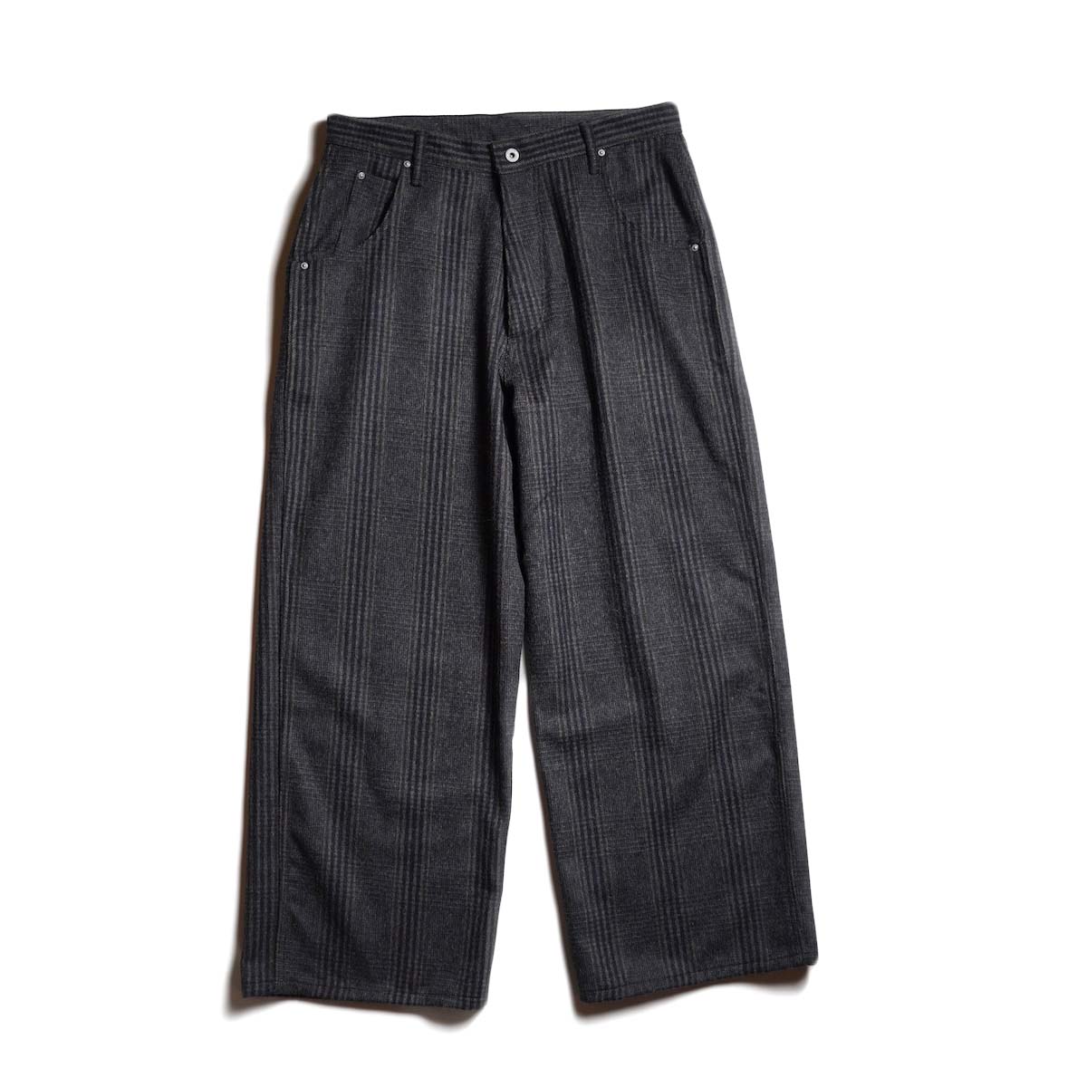 Willow Pants / P-018 Charcoal - Check