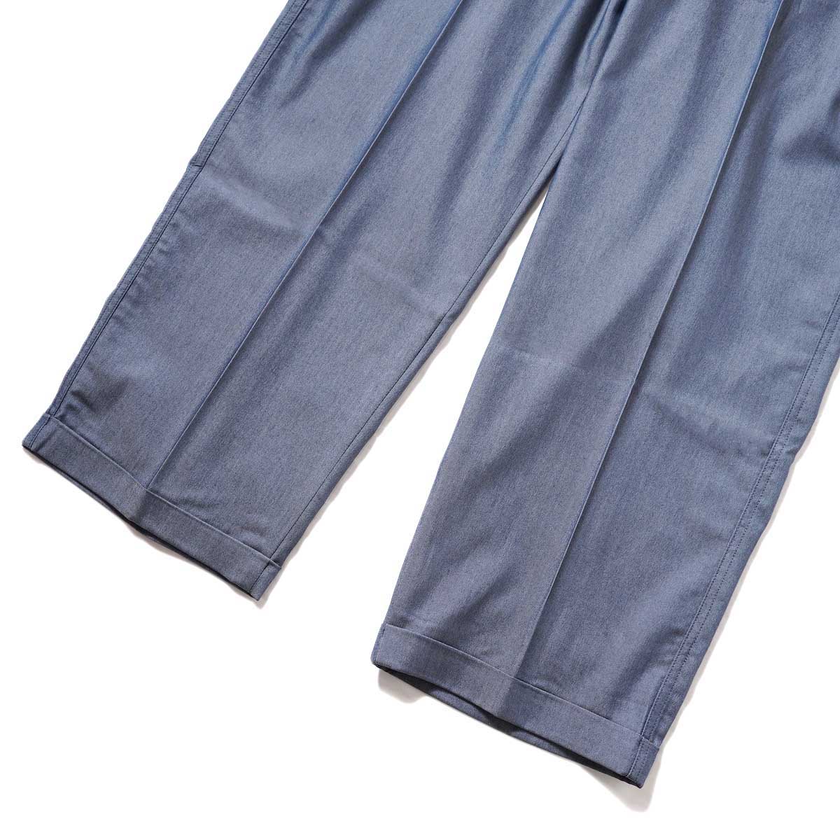 WMV / JUMBO PASTORAL PANTS W (Blue) 裾
