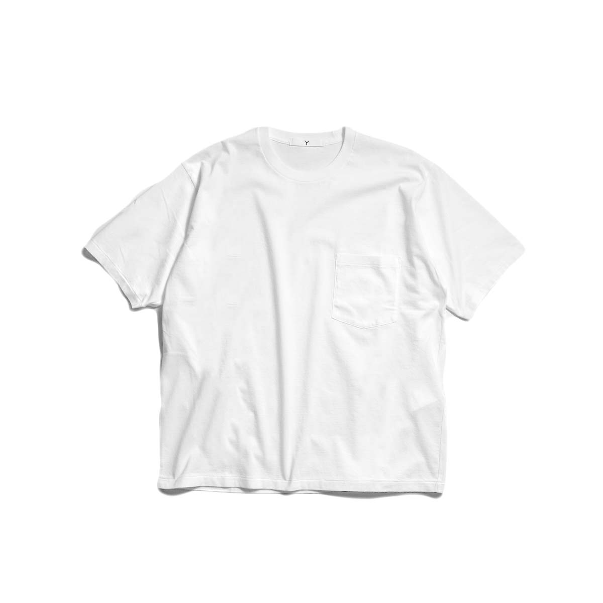 Y / SOFT ORGANIC COTTON JERSEY SHORT SLEEVE T-SHIRT (White)