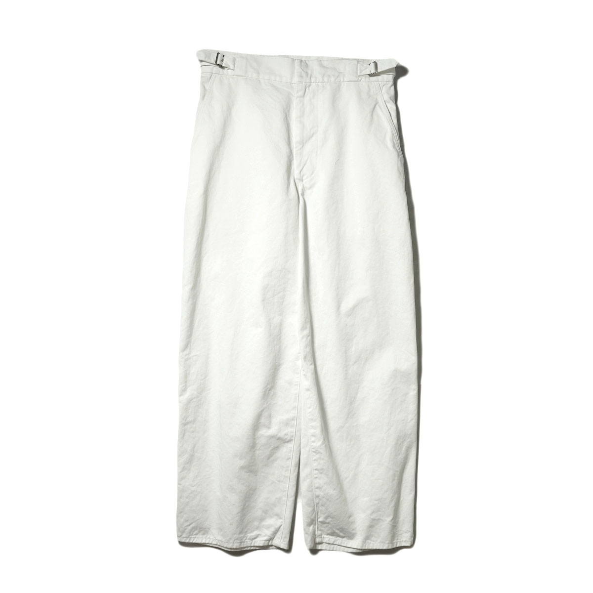 Y / ORGANIC COTTON CHINO ADJUSTER TR (White)