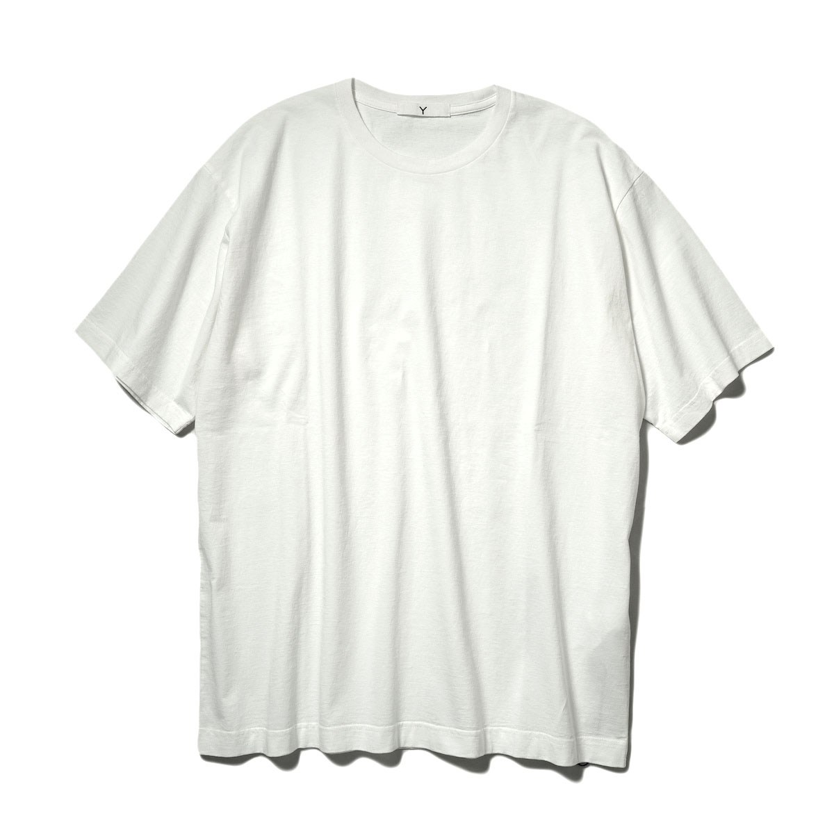 Y / ORGANIC COTTOM JERSEY S/S T (White)
