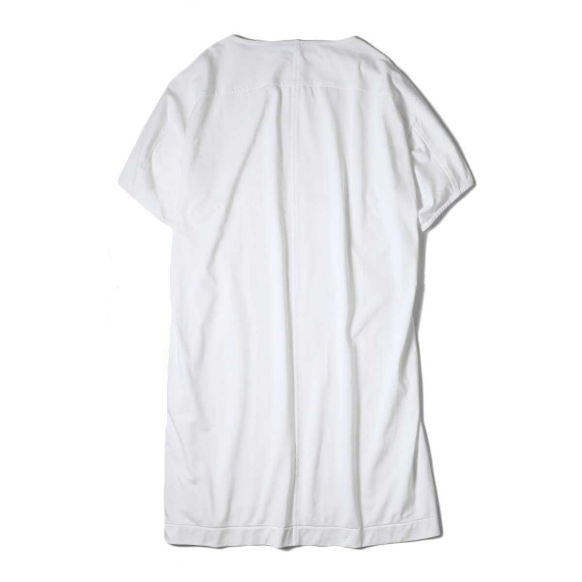 YLEVE / ORGANIC COTTON HIGH COUNT JERSEY OP (White) 背面